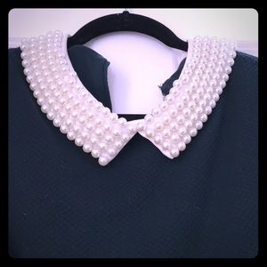 Betsy Johnson Pearl Collar Green Dress